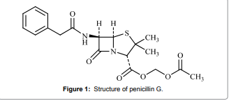Structure of Penicillin antibiotic